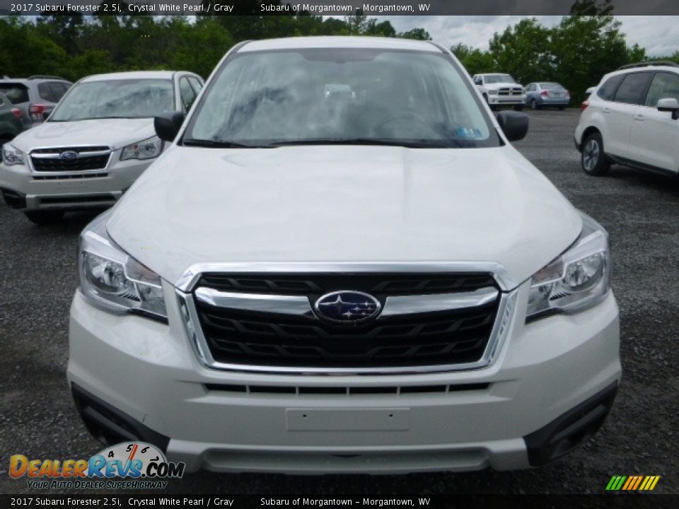 2017 Subaru Forester 2.5i Crystal White Pearl / Gray Photo #12