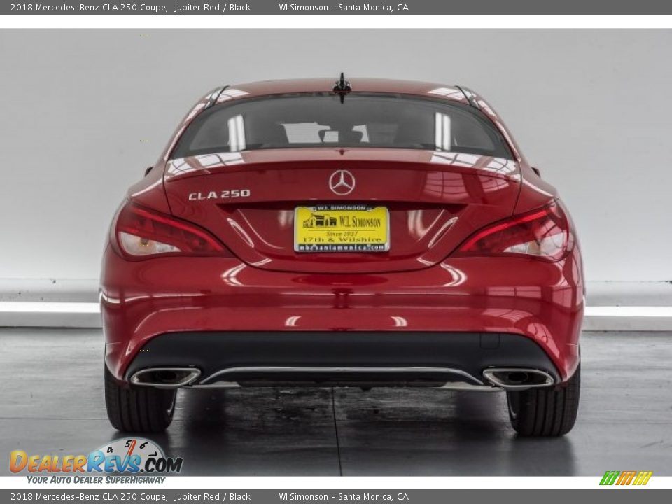 2018 Mercedes-Benz CLA 250 Coupe Jupiter Red / Black Photo #4