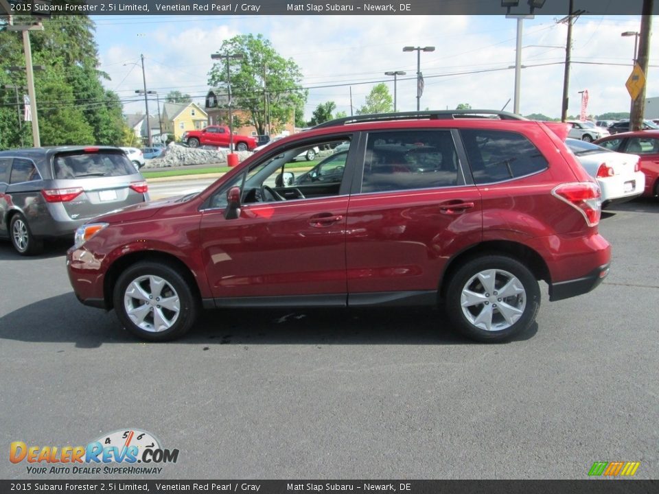 2015 Subaru Forester 2.5i Limited Venetian Red Pearl / Gray Photo #9