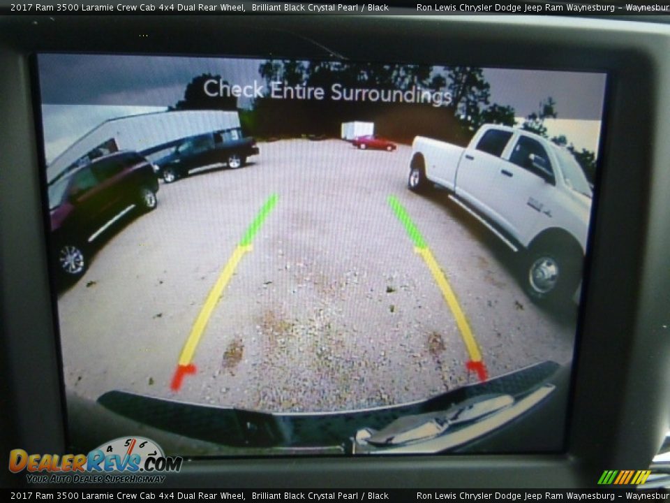 2017 Ram 3500 Laramie Crew Cab 4x4 Dual Rear Wheel Brilliant Black Crystal Pearl / Black Photo #20