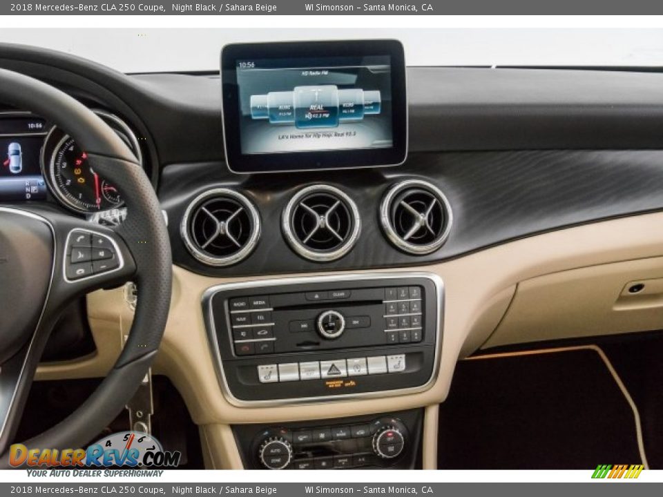 2018 Mercedes-Benz CLA 250 Coupe Night Black / Sahara Beige Photo #5