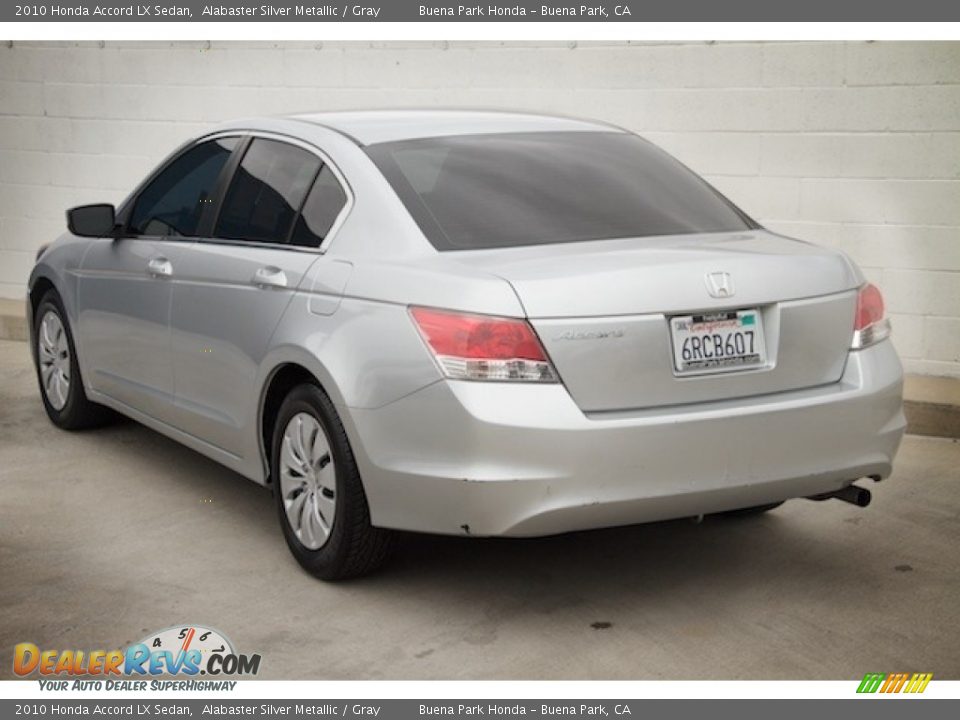 2010 Honda Accord LX Sedan Alabaster Silver Metallic / Gray Photo #2