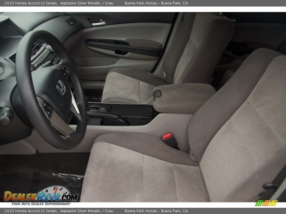 2010 Honda Accord LX Sedan Alabaster Silver Metallic / Gray Photo #3
