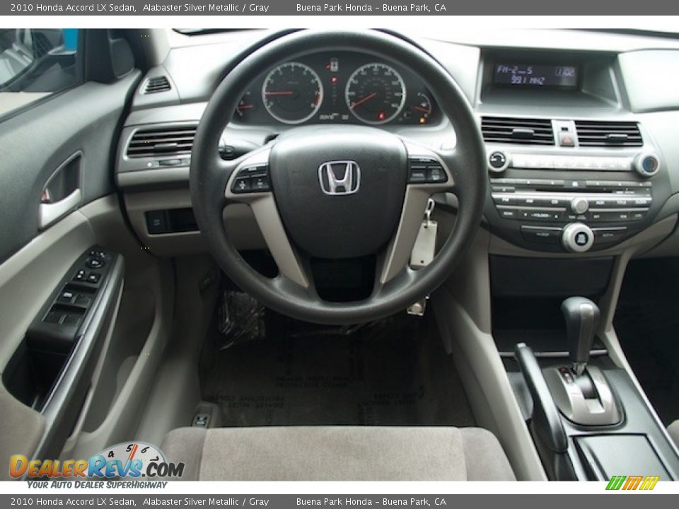 2010 Honda Accord LX Sedan Alabaster Silver Metallic / Gray Photo #5