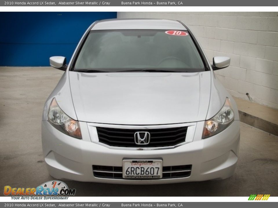 2010 Honda Accord LX Sedan Alabaster Silver Metallic / Gray Photo #7