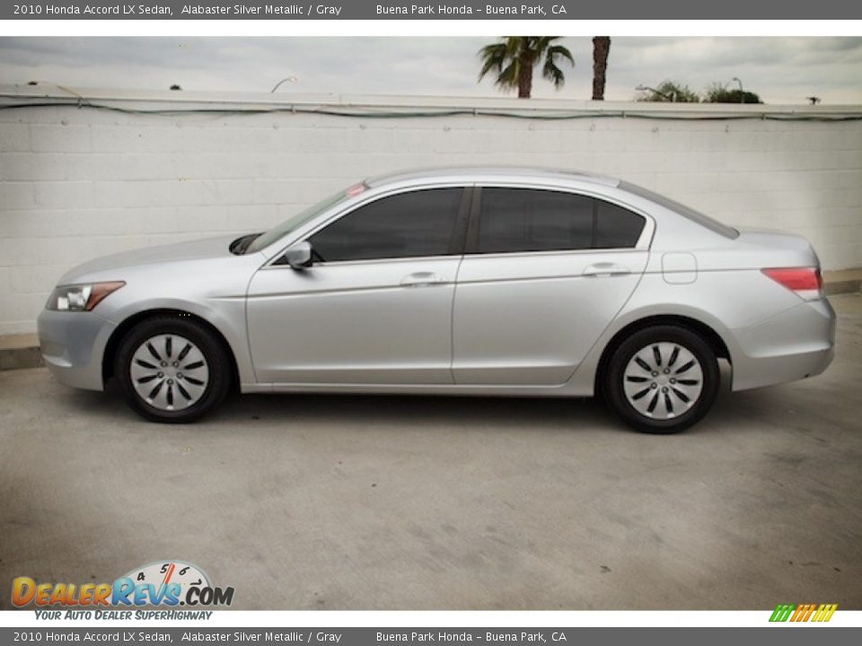 2010 Honda Accord LX Sedan Alabaster Silver Metallic / Gray Photo #8