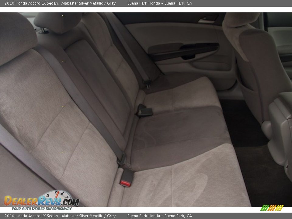 2010 Honda Accord LX Sedan Alabaster Silver Metallic / Gray Photo #14