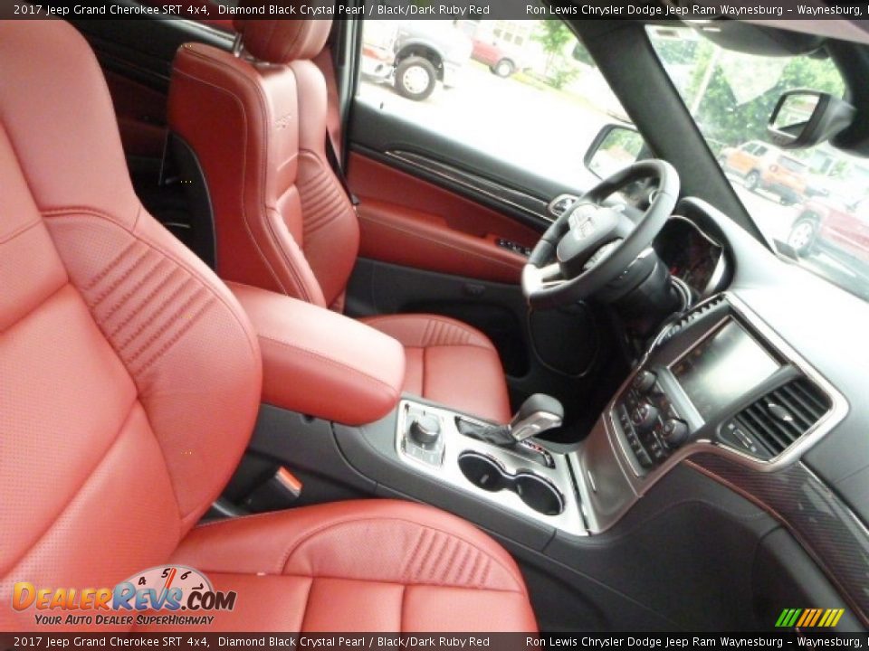 Black/Dark Ruby Red Interior - 2017 Jeep Grand Cherokee SRT 4x4 Photo #10