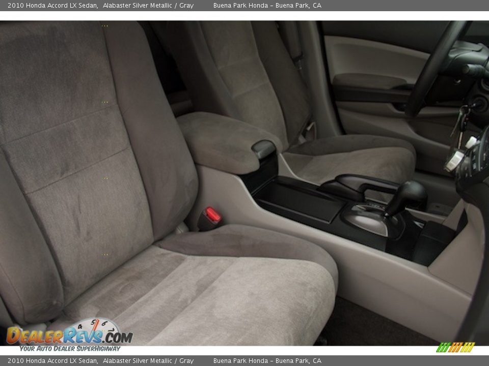 2010 Honda Accord LX Sedan Alabaster Silver Metallic / Gray Photo #17