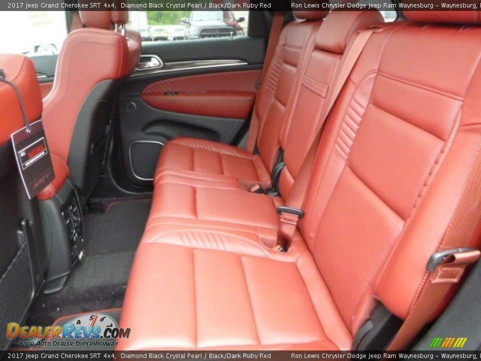 Rear Seat of 2017 Jeep Grand Cherokee SRT 4x4 Photo #13