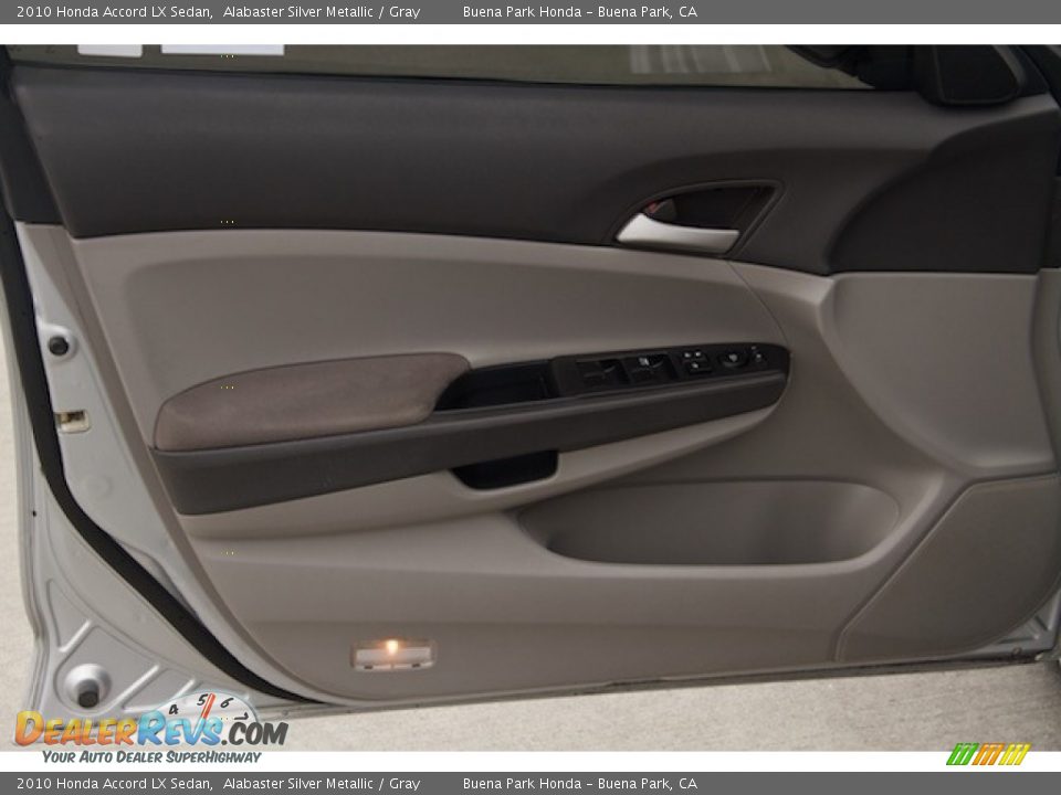 2010 Honda Accord LX Sedan Alabaster Silver Metallic / Gray Photo #19
