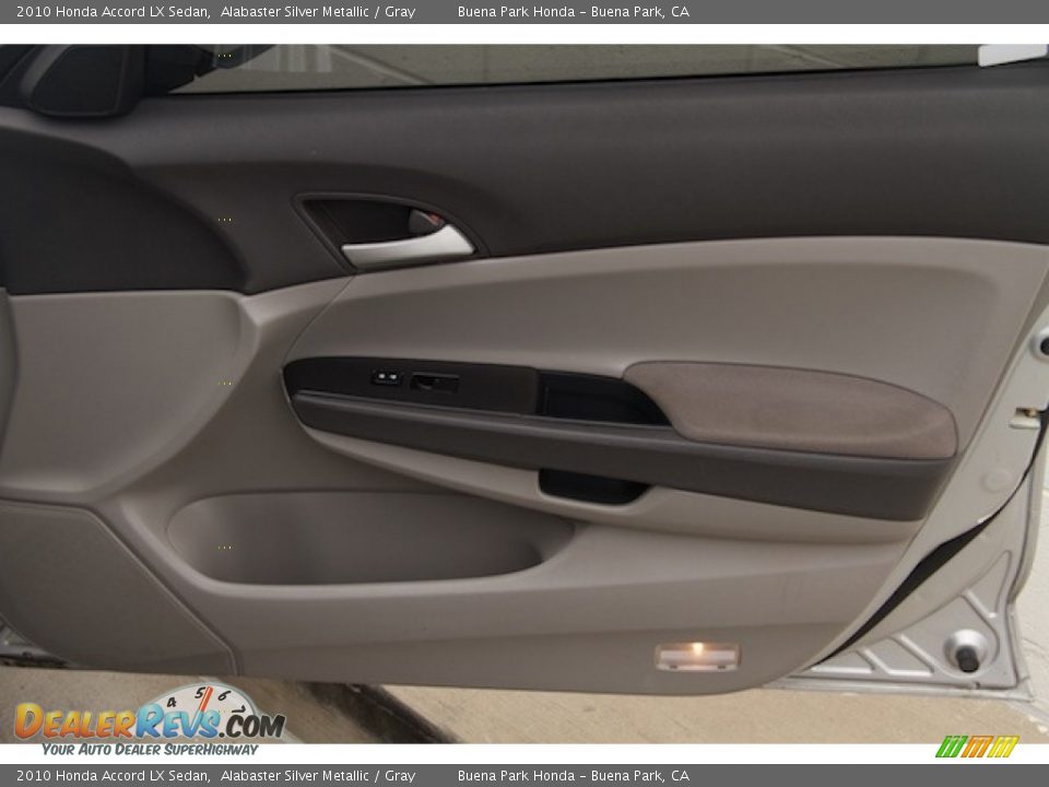 2010 Honda Accord LX Sedan Alabaster Silver Metallic / Gray Photo #22