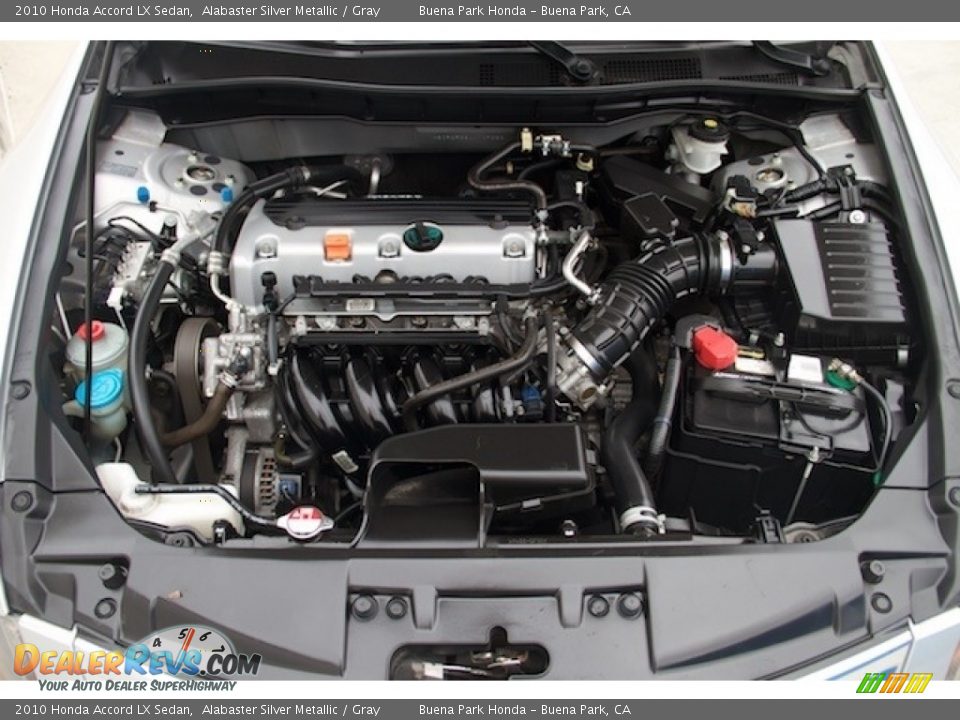 2010 Honda Accord LX Sedan Alabaster Silver Metallic / Gray Photo #23