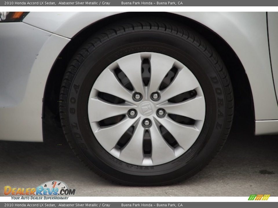 2010 Honda Accord LX Sedan Alabaster Silver Metallic / Gray Photo #24