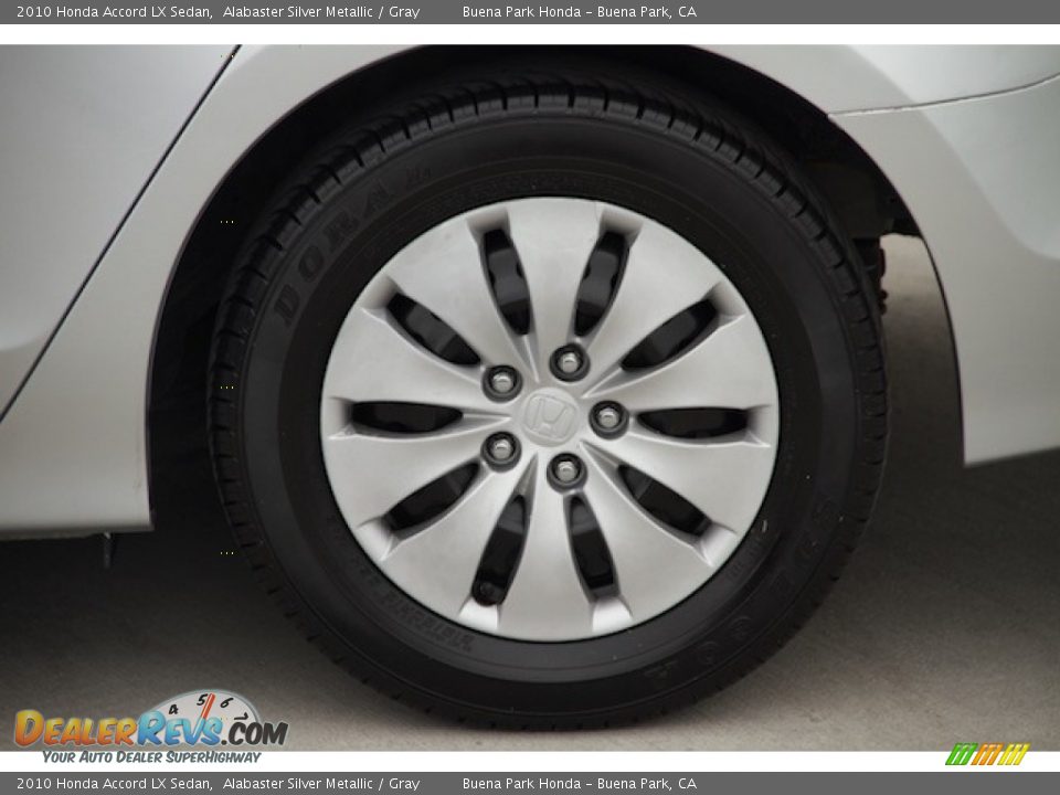 2010 Honda Accord LX Sedan Alabaster Silver Metallic / Gray Photo #25