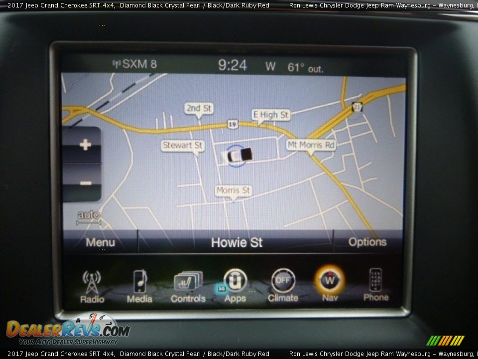 Navigation of 2017 Jeep Grand Cherokee SRT 4x4 Photo #19