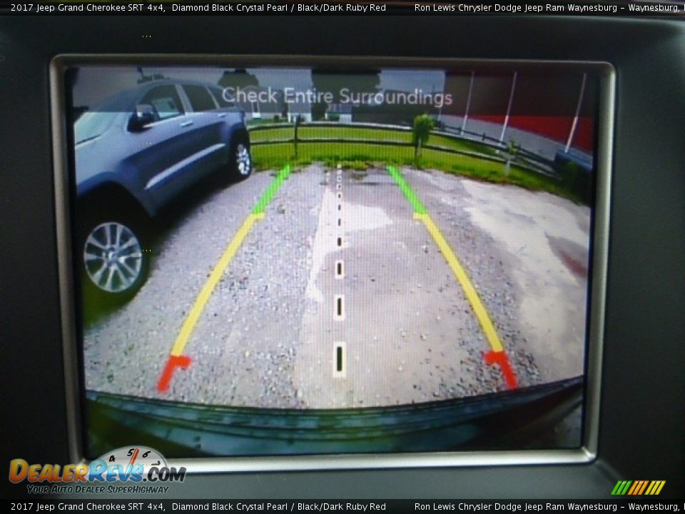 2017 Jeep Grand Cherokee SRT 4x4 Diamond Black Crystal Pearl / Black/Dark Ruby Red Photo #20