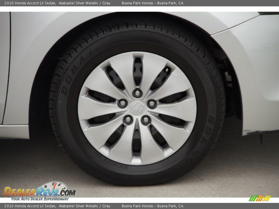 2010 Honda Accord LX Sedan Alabaster Silver Metallic / Gray Photo #27