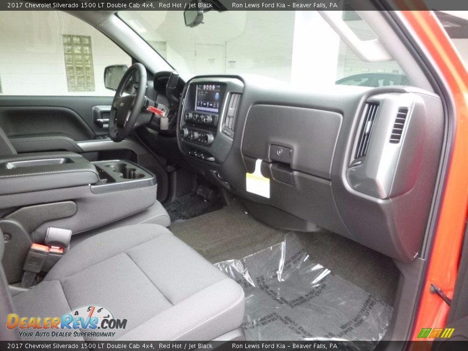 2017 Chevrolet Silverado 1500 LT Double Cab 4x4 Red Hot / Jet Black Photo #2