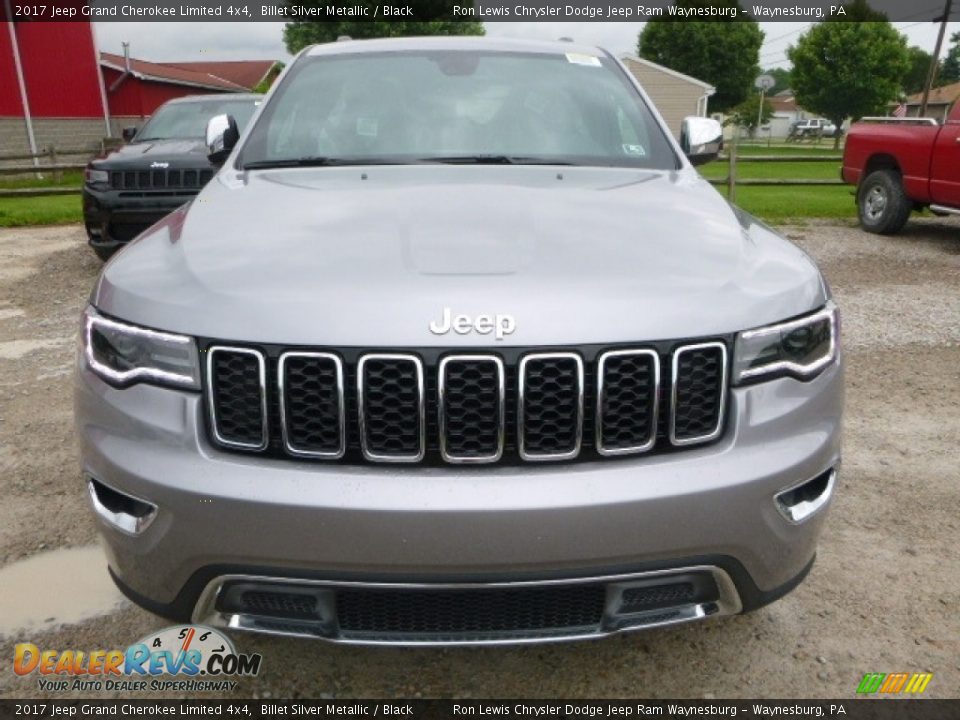2017 Jeep Grand Cherokee Limited 4x4 Billet Silver Metallic / Black Photo #8