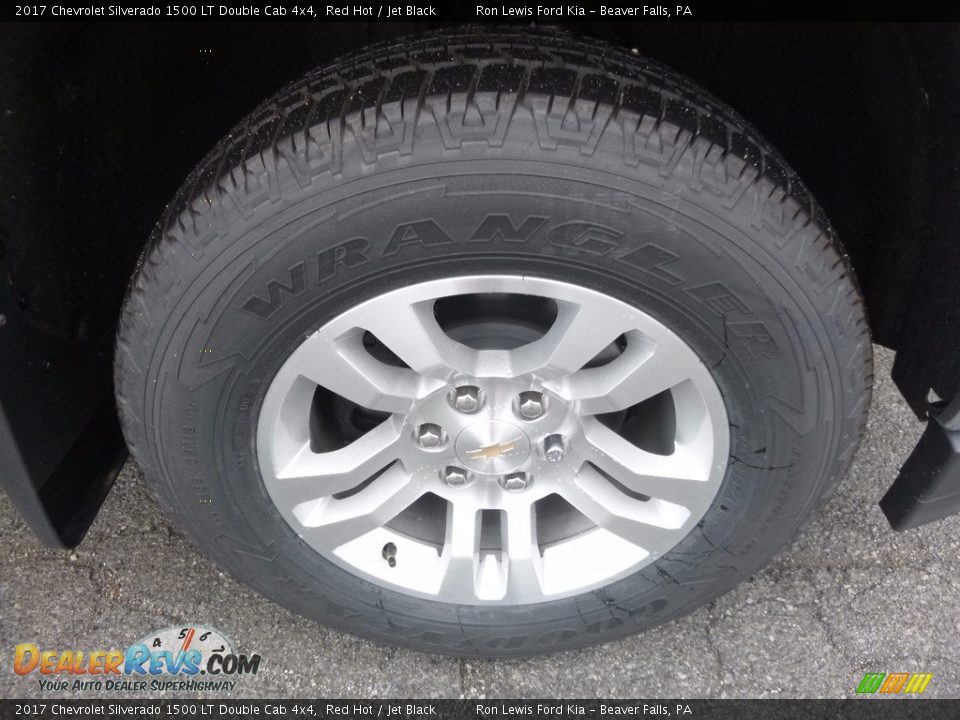 2017 Chevrolet Silverado 1500 LT Double Cab 4x4 Red Hot / Jet Black Photo #10