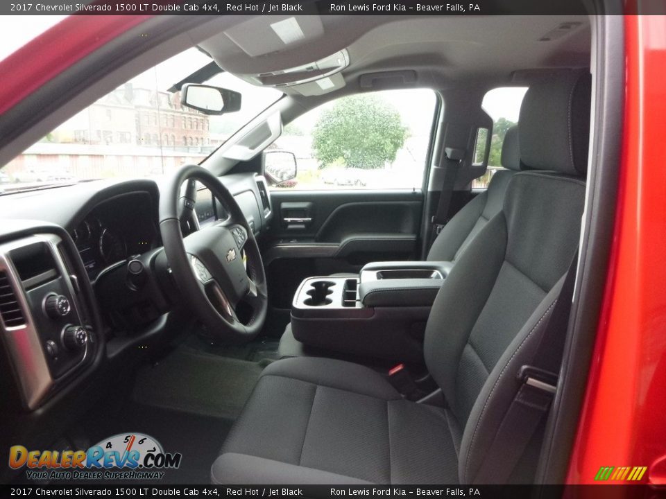 2017 Chevrolet Silverado 1500 LT Double Cab 4x4 Red Hot / Jet Black Photo #11