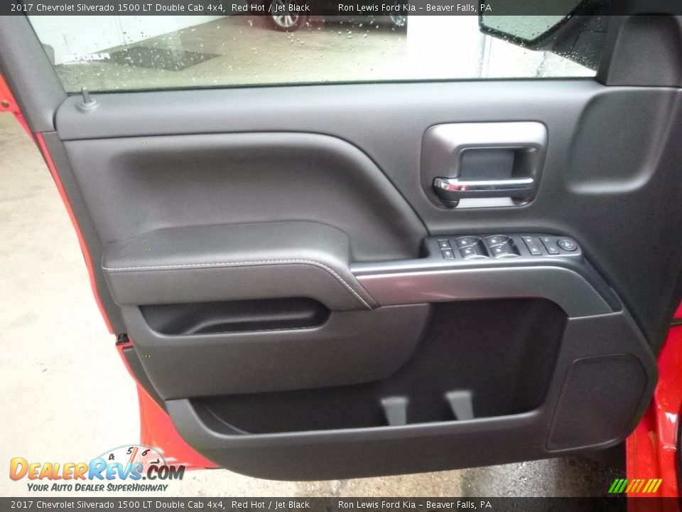2017 Chevrolet Silverado 1500 LT Double Cab 4x4 Red Hot / Jet Black Photo #14