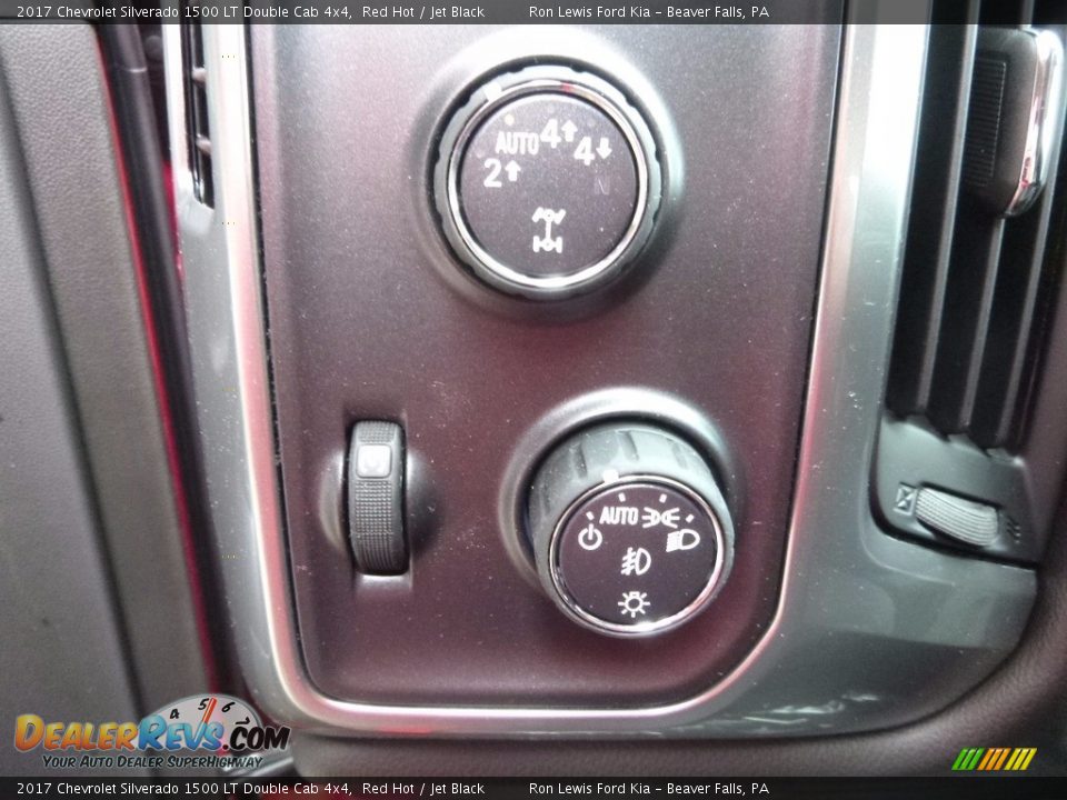 2017 Chevrolet Silverado 1500 LT Double Cab 4x4 Red Hot / Jet Black Photo #15