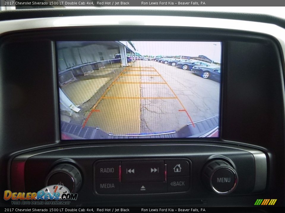 2017 Chevrolet Silverado 1500 LT Double Cab 4x4 Red Hot / Jet Black Photo #19