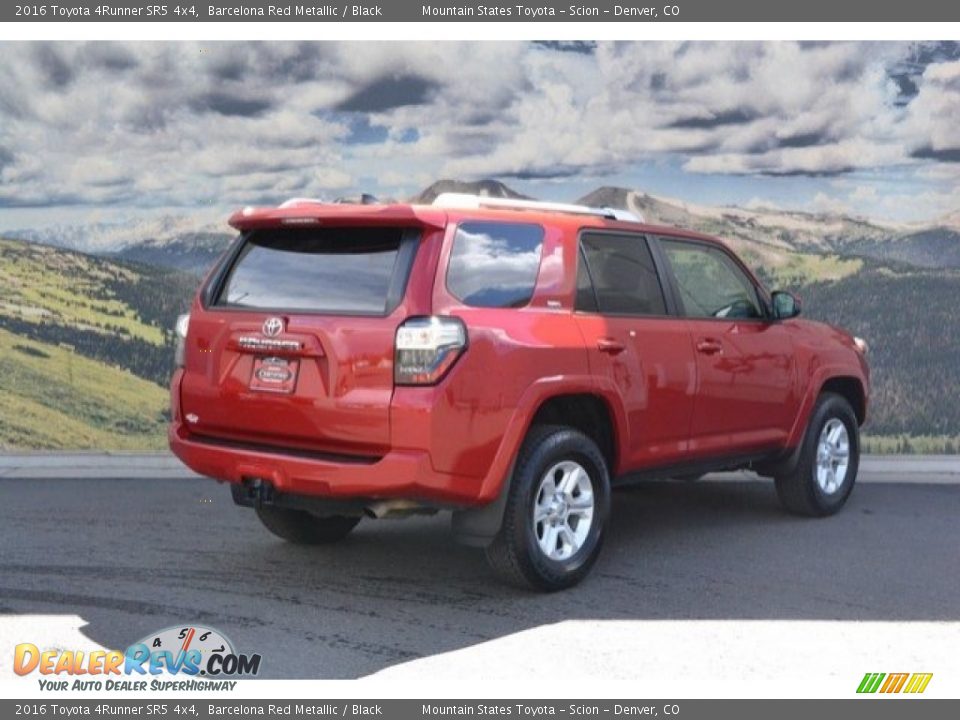 2016 Toyota 4Runner SR5 4x4 Barcelona Red Metallic / Black Photo #3