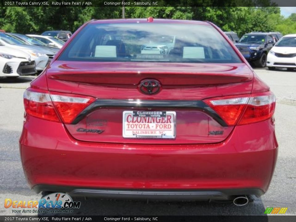 2017 Toyota Camry XSE Ruby Flare Pearl / Ash Photo #5