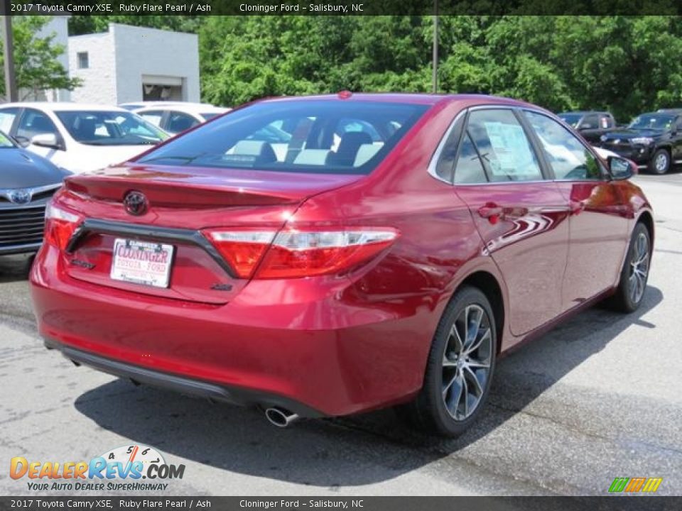 2017 Toyota Camry XSE Ruby Flare Pearl / Ash Photo #6