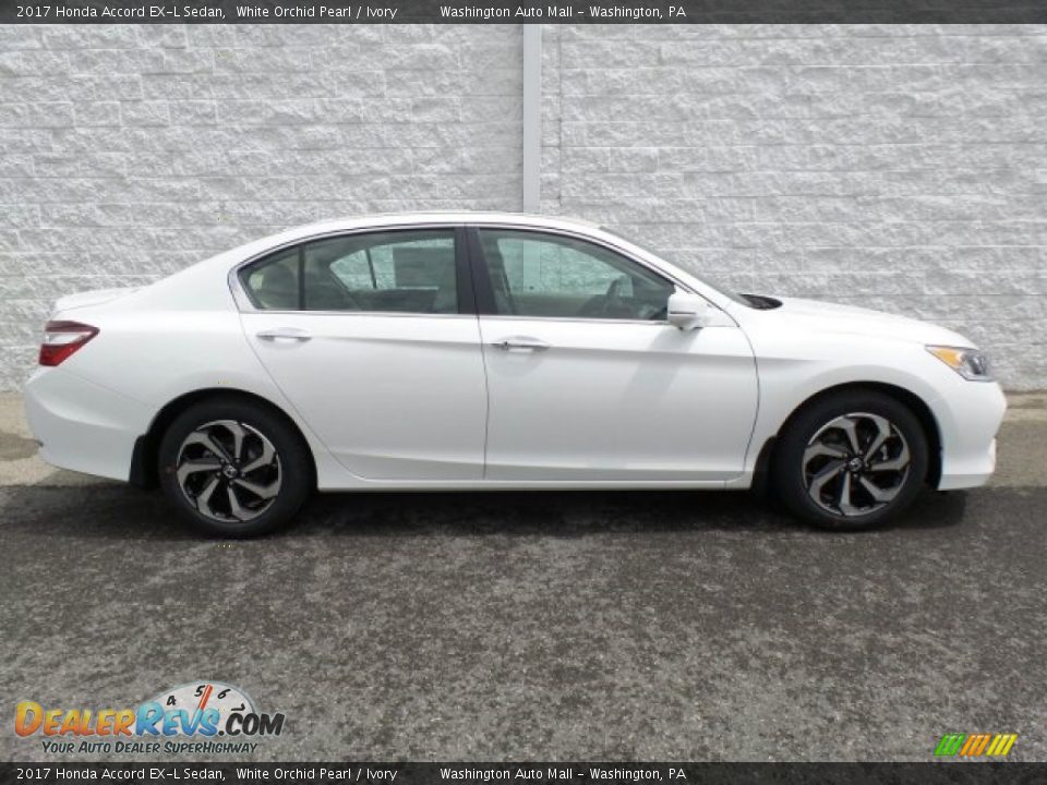 2017 Honda Accord EX-L Sedan White Orchid Pearl / Ivory Photo #2