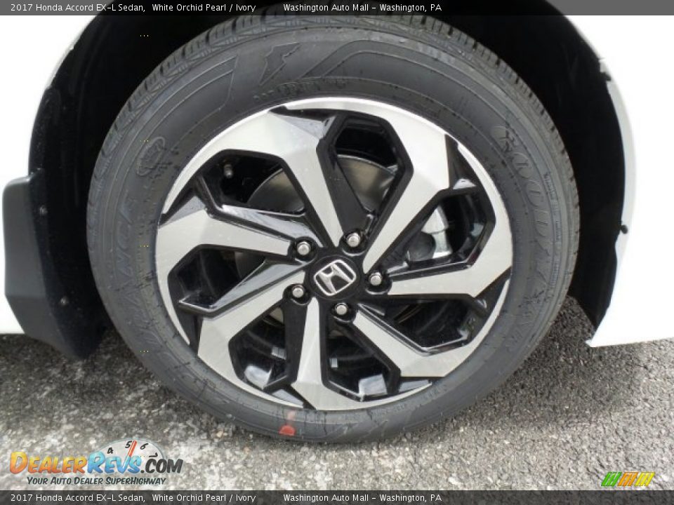 2017 Honda Accord EX-L Sedan White Orchid Pearl / Ivory Photo #3