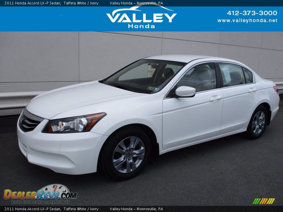 2011 Honda Accord LX-P Sedan Taffeta White / Ivory Photo #1