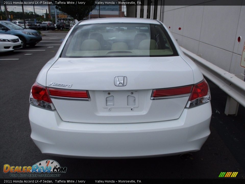 2011 Honda Accord LX-P Sedan Taffeta White / Ivory Photo #5