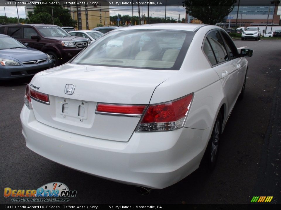 2011 Honda Accord LX-P Sedan Taffeta White / Ivory Photo #6