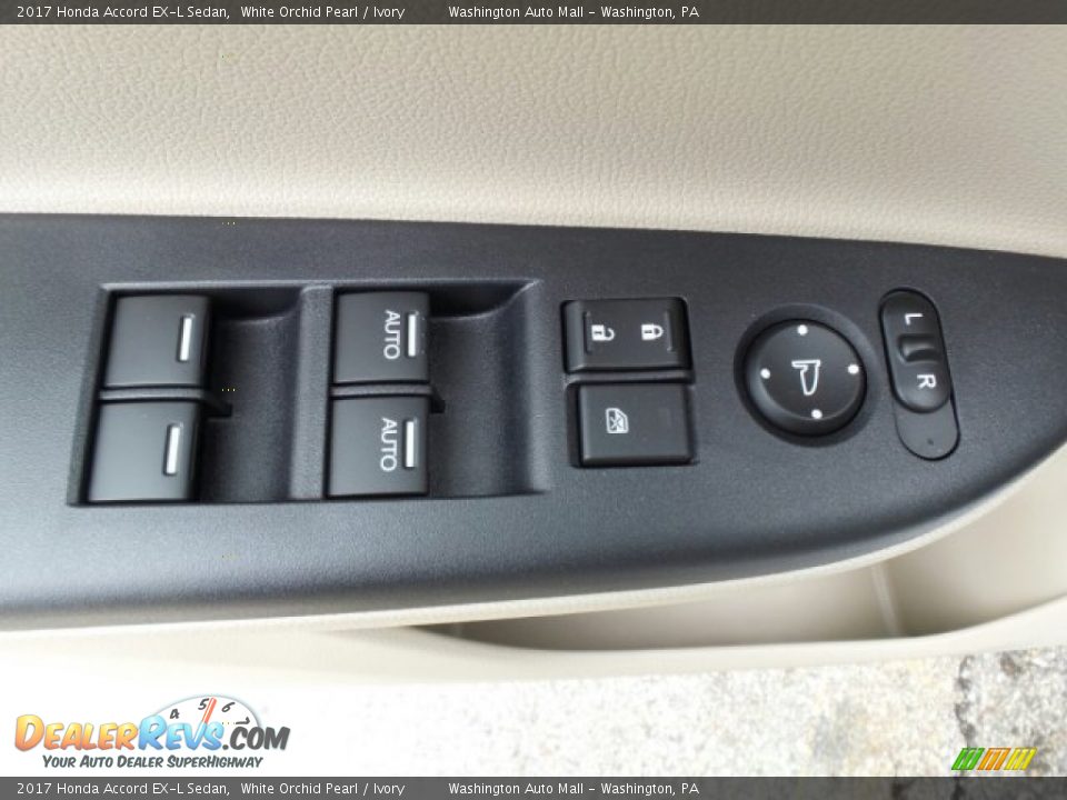 2017 Honda Accord EX-L Sedan White Orchid Pearl / Ivory Photo #15