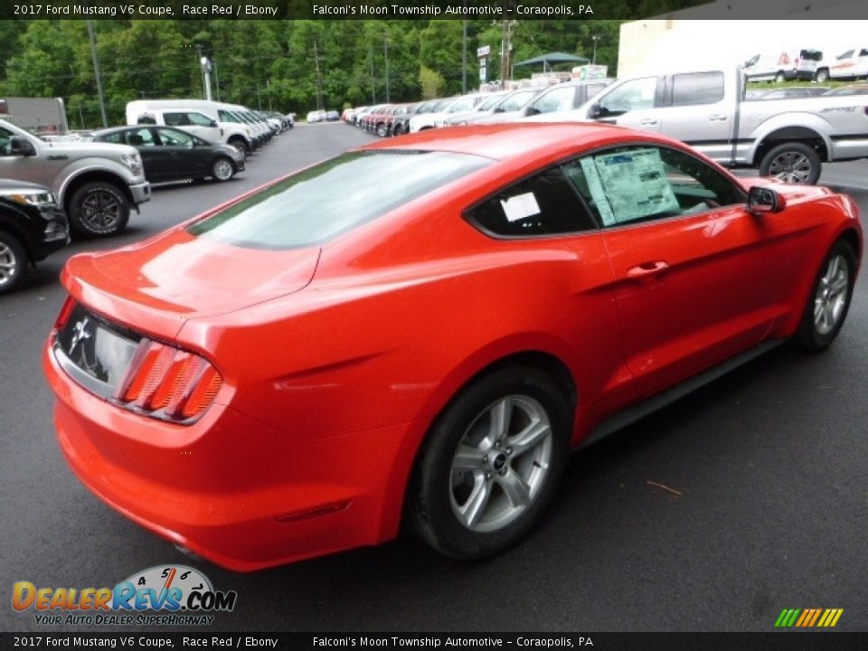 2017 Ford Mustang V6 Coupe Race Red / Ebony Photo #2