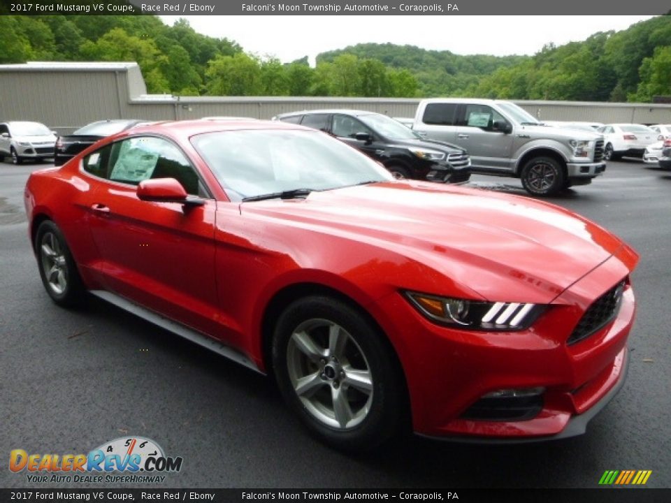 2017 Ford Mustang V6 Coupe Race Red / Ebony Photo #3