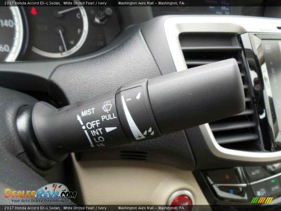 2017 Honda Accord EX-L Sedan White Orchid Pearl / Ivory Photo #22