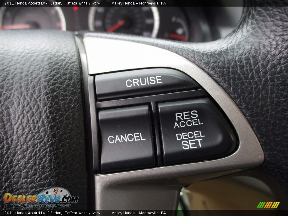 2011 Honda Accord LX-P Sedan Taffeta White / Ivory Photo #16