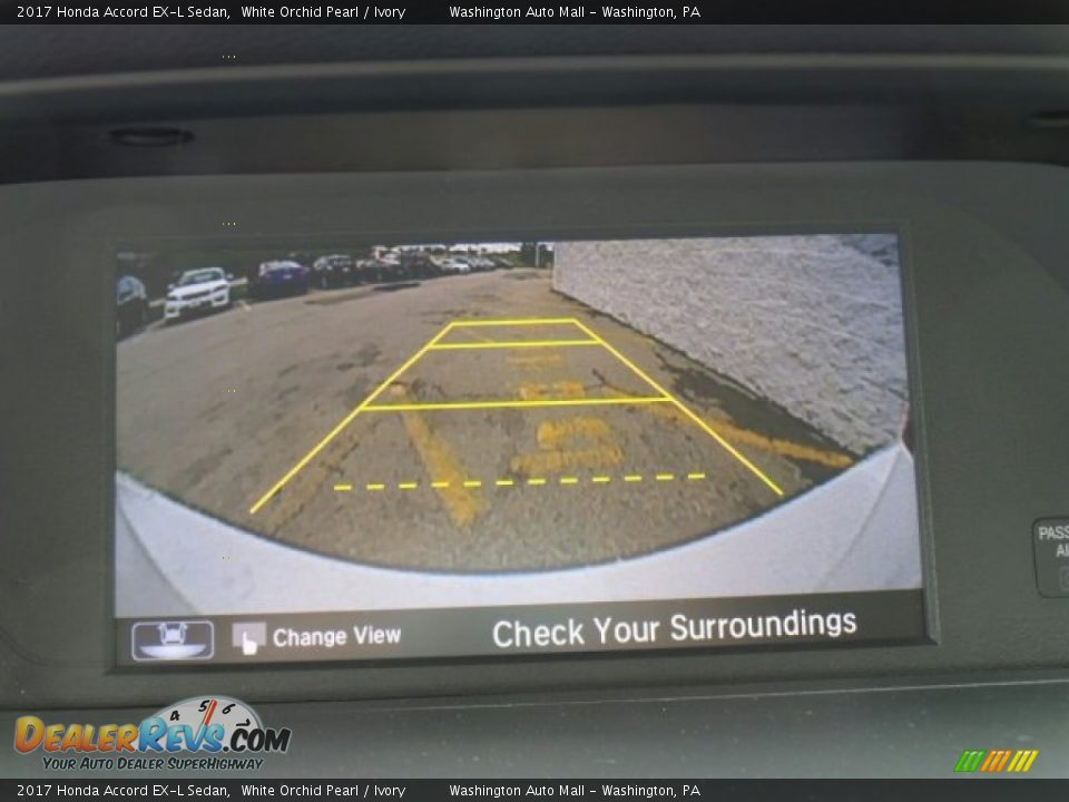 2017 Honda Accord EX-L Sedan White Orchid Pearl / Ivory Photo #28