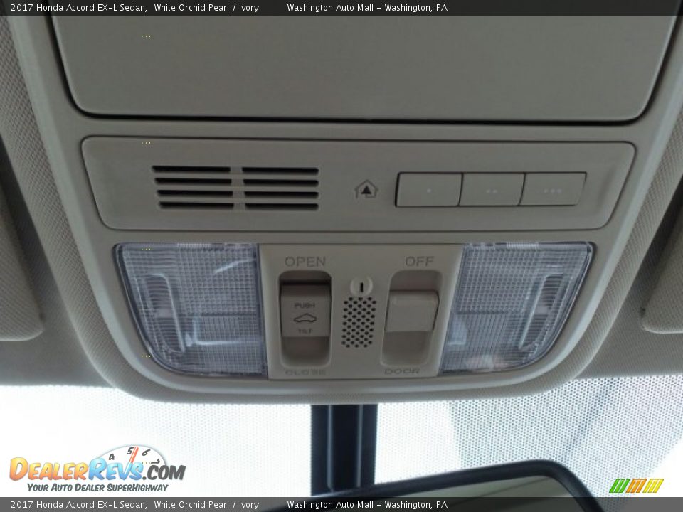 2017 Honda Accord EX-L Sedan White Orchid Pearl / Ivory Photo #30