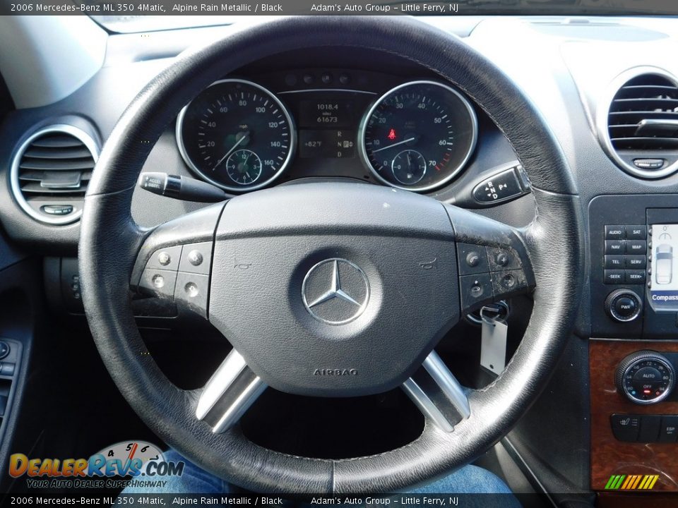 2006 Mercedes-Benz ML 350 4Matic Alpine Rain Metallic / Black Photo #16