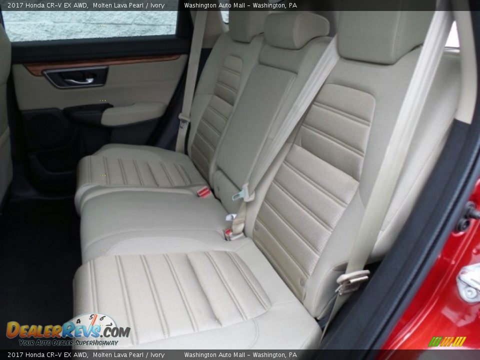 2017 Honda CR-V EX AWD Molten Lava Pearl / Ivory Photo #11