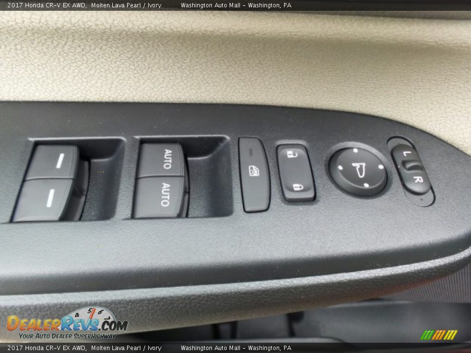 2017 Honda CR-V EX AWD Molten Lava Pearl / Ivory Photo #14
