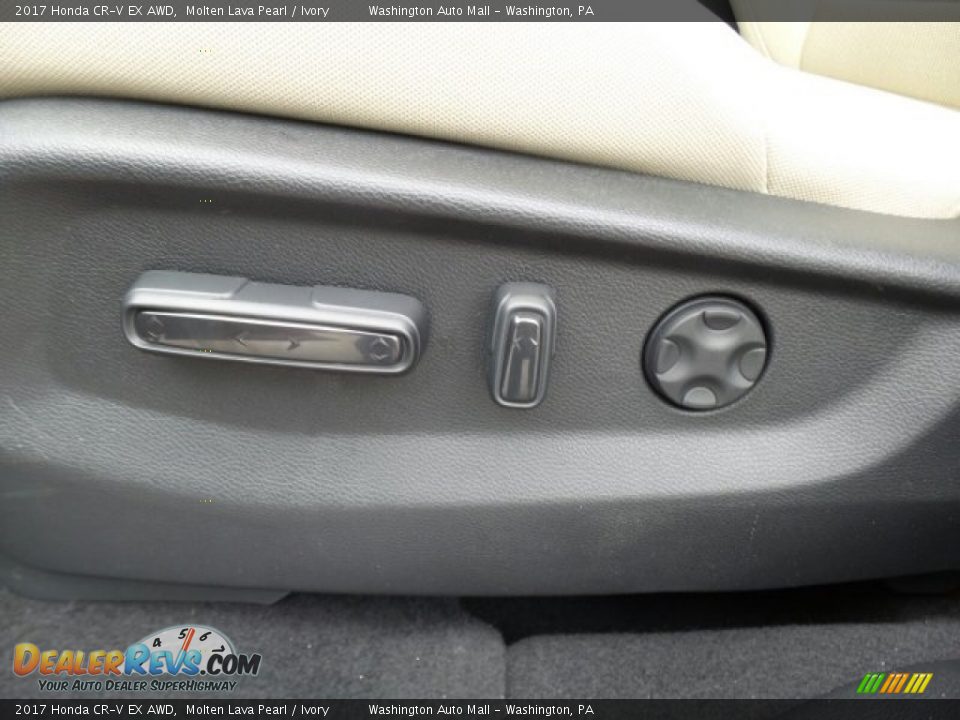 2017 Honda CR-V EX AWD Molten Lava Pearl / Ivory Photo #15