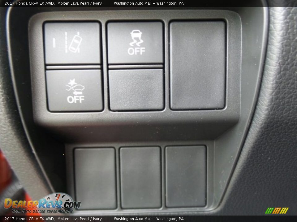 2017 Honda CR-V EX AWD Molten Lava Pearl / Ivory Photo #16