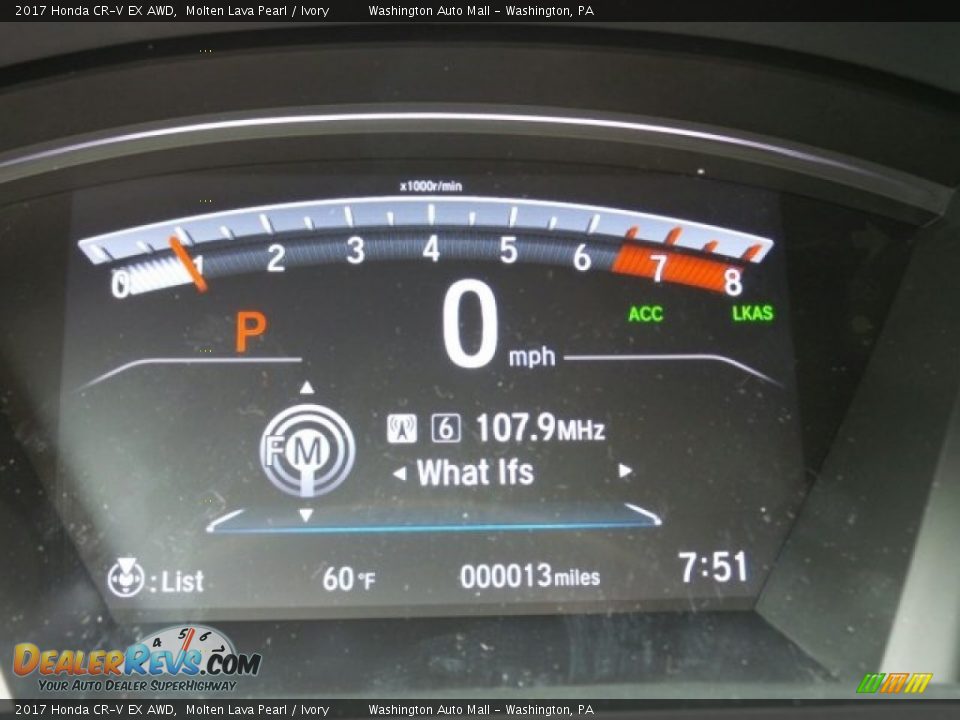 2017 Honda CR-V EX AWD Molten Lava Pearl / Ivory Photo #20